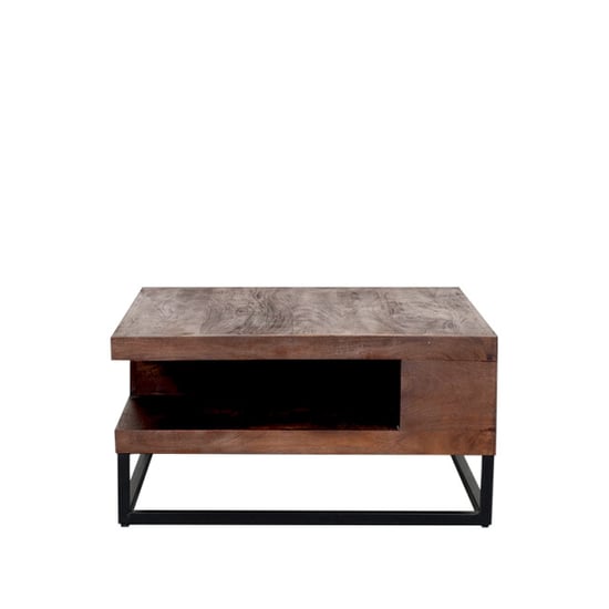 Label51 Salontafel cube nature smooth 80x80x40 cm - Image 1