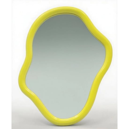 House Vitamin Mirror organic mdf yellow 30x40cm - Image 1