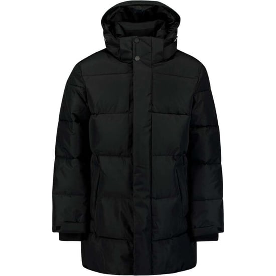 No Excess Jacket long parka hood padded black - Image 2