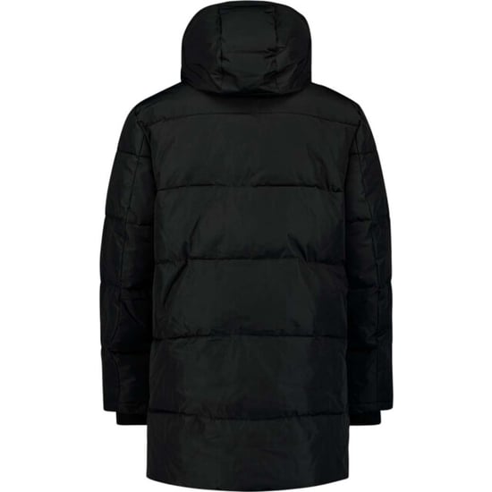 No Excess Jacket long parka hood padded black - Image 5