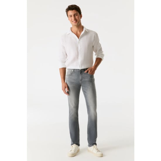 Cup of Joe Lance heren straight-fit jeans light grey - Image 3