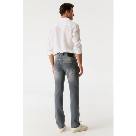 Cup of Joe Lance heren straight-fit jeans light grey - Image 4