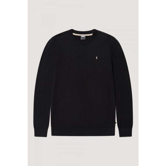 Kultivate 2501080800 kn vertical 319 dark navy heren trui kultiv - Image 3