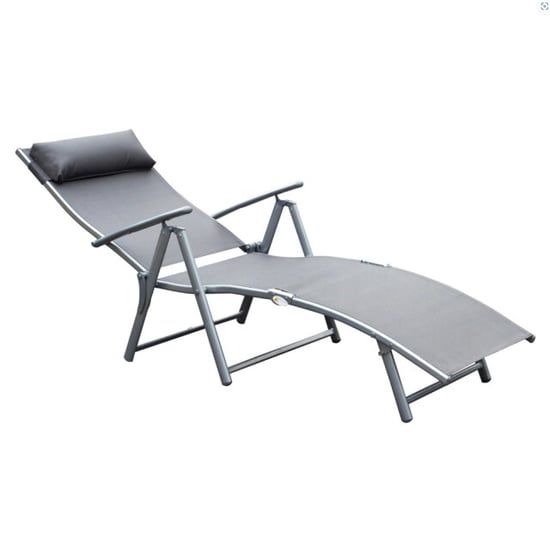 4goodz Comfortabele zonnebed 7-standen textileen ligbed - - Image 2