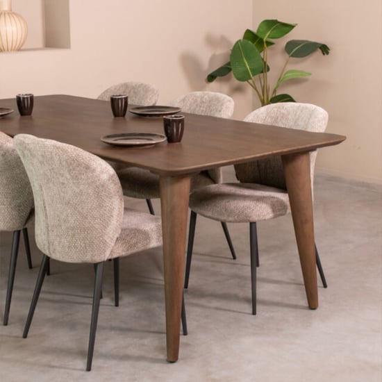 Label51 Eetkamertafel fly espresso 250x100x76 cm - Image 1