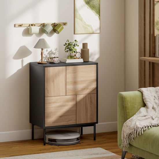 4goodz Dressoir met push-to-open-deuren +bruin - Image 3