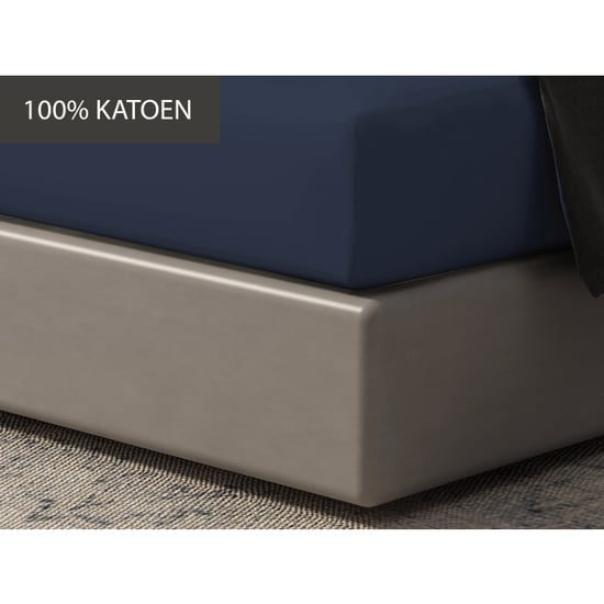 DoubleDry Hoeslaken 100% natuurlijk katoen eenpersoons 90x200 cm zacht & - Image 4