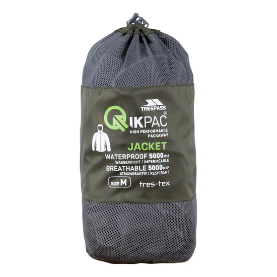 Trespass Unisex qikpac x opbergbare jas - Image 3