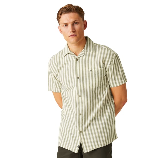 Regatta Heren shorebay ii gestreept shirt met korte mouwen - Image 4