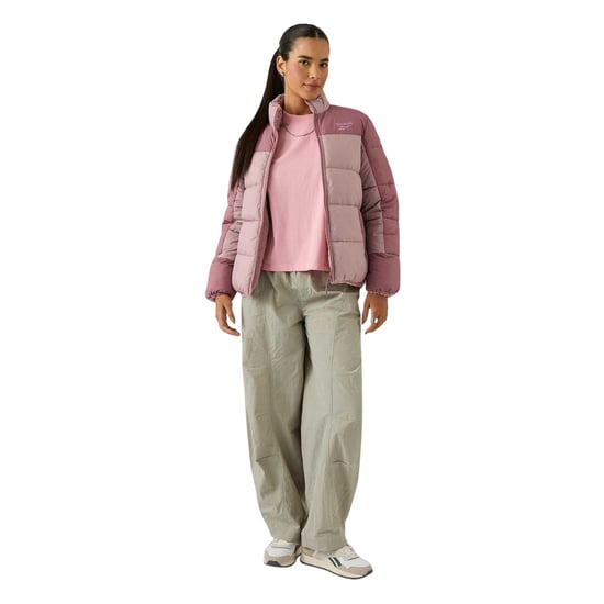 Reebok Dames Omkeerbare Puffer Jas (Stofroze) - Image 3