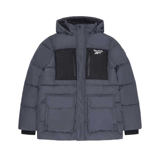 Reebok Heren RB1577 Donzen Jas (Houtskool) - Image 1