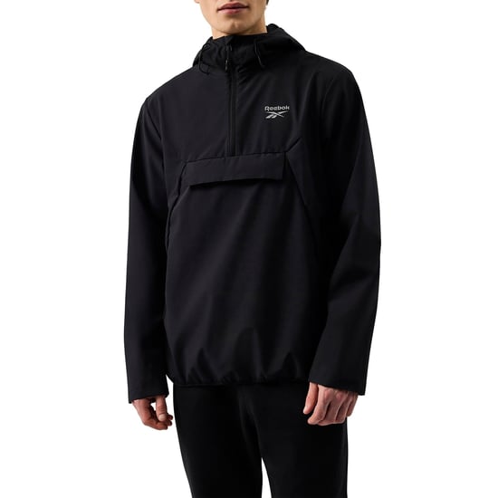 Reebok Mens Burbage Overhead Windrunner Jacket (Black) - Image 1