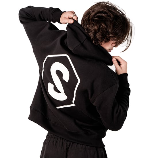 Herroversized hoodie med puffy huva Hexaline SPRB6500 - Image 5