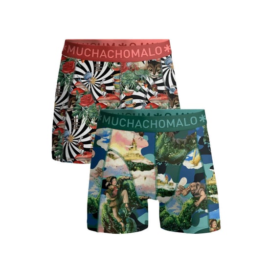 Muchachomalo Jongens 2-pack boxershorts jackbean alicewonder - Image 1