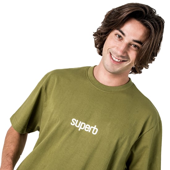 Men's Oversized Cotton Short Sleeve T-Shirt Little Core Puffy SPRB3500 - Image 2