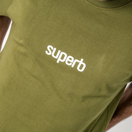 Men's Oversized Cotton Short Sleeve T-Shirt Little Core Puffy SPRB3500 - Image 5