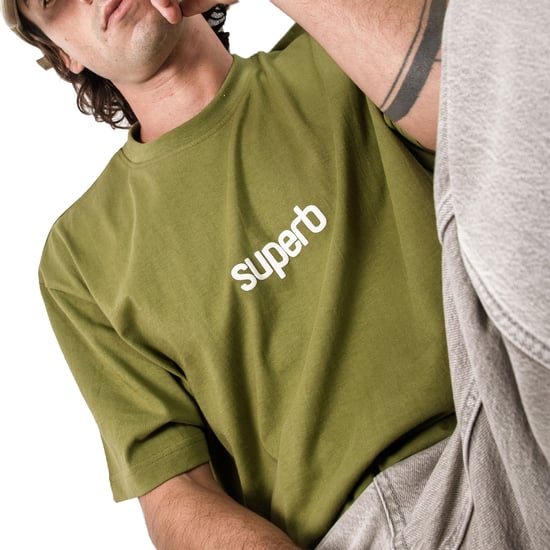 Men's Oversized Cotton Short Sleeve T-Shirt Little Core Puffy SPRB3500 - Image 6