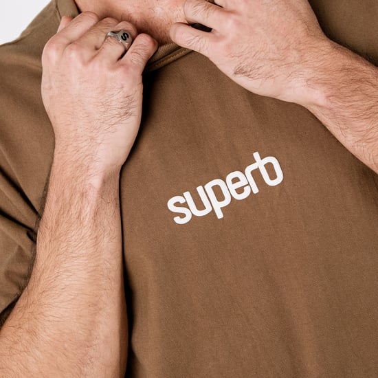 Men's Oversized Cotton Short Sleeve T-Shirt Little Core Puffy SPRB3500 - Image 6