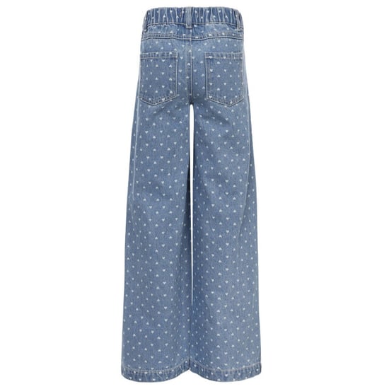 Looxs Revolution Wide leg bleach denim hearts voor meisjes in de kleur - Image 4