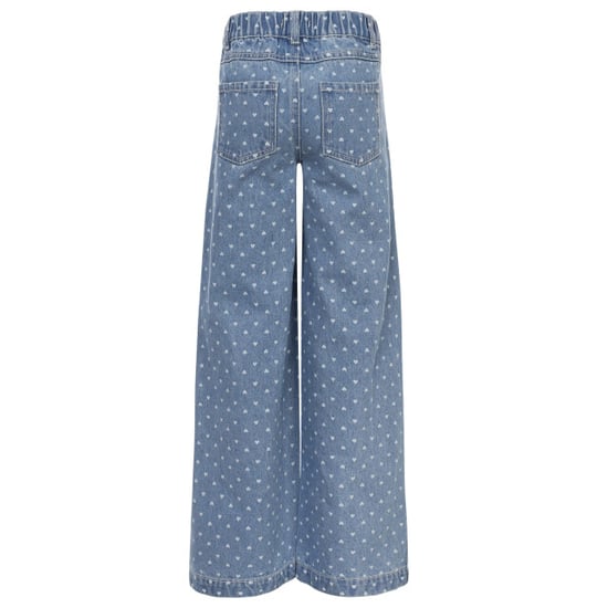 Looxs Revolution Wide leg bleach denim hearts voor meisjes in de kleur - Image 5