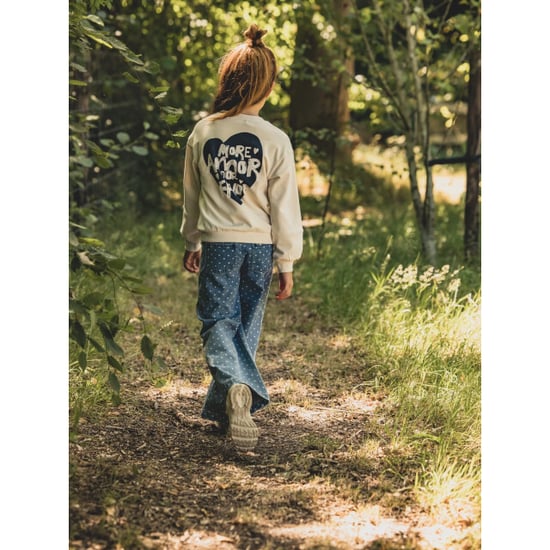 Looxs Revolution Wide leg bleach denim hearts voor meisjes in de kleur - Image 6