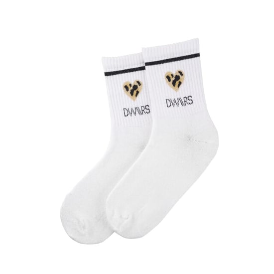 DWRS Label 1997-07 lyla socks leopard white - Image 1