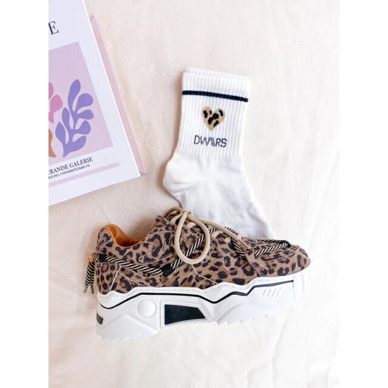 DWRS Label 1997-07 lyla socks leopard white - Image 3