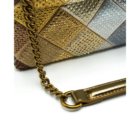 Kurt Geiger Medium kensington fabric metal schoudertas - Image 3