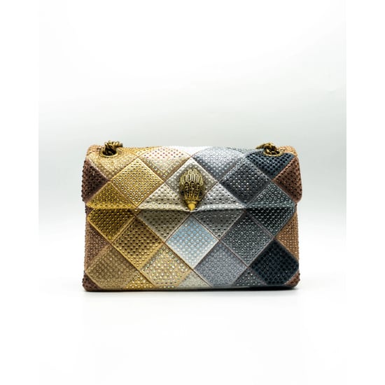 Kurt Geiger Medium kensington fabric metal schoudertas - Image 4