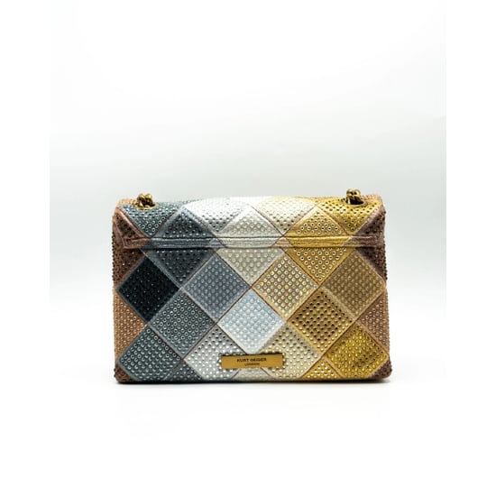 Kurt Geiger Medium kensington fabric metal schoudertas - Image 6