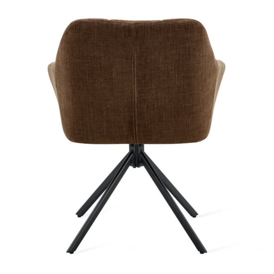 Multifurn 2x eetkamerstoel jesse stof choco - Image 3