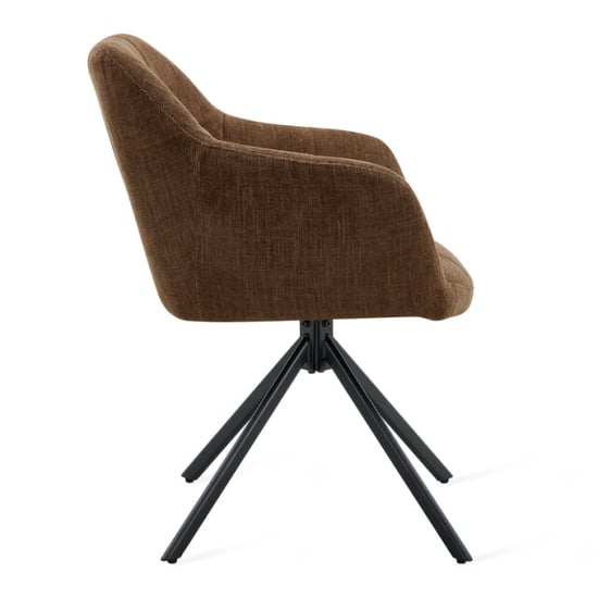 Multifurn 2x eetkamerstoel jesse stof choco - Image 5