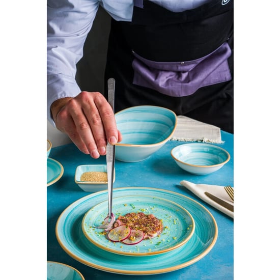Bonna Dinerbord aqua porselein 27 cm set van 6 - Image 2