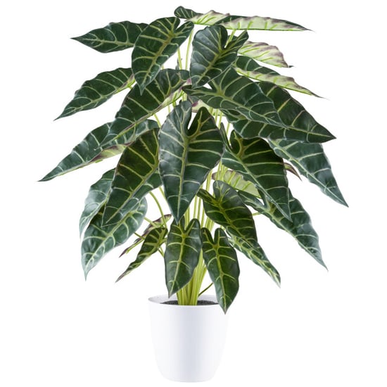 Kopu ® kunstplant alocasia 30 bladeren 68 cm met pot - - Image 1