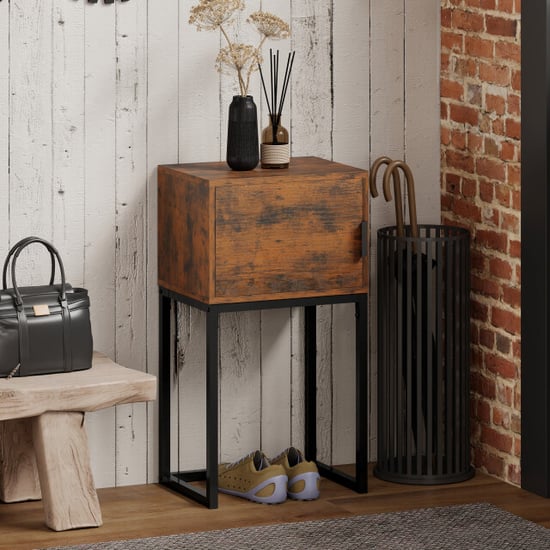 4goodz Sidetable consoletafel industrial smal 30x40x76 cm - - Image 3