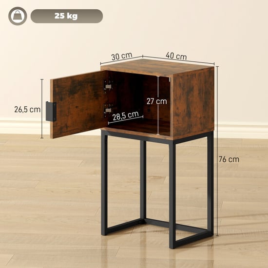4goodz Sidetable consoletafel industrial smal 30x40x76 cm - - Image 4