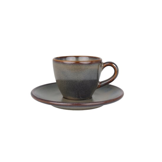 Bonna Espresso kopjes & schotel gloire porselein set van 6 - Image 1