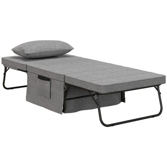 4goodz Opklapbaar logeerbed 1 persoons wielen 150 kg 190x75 cm - Image 1