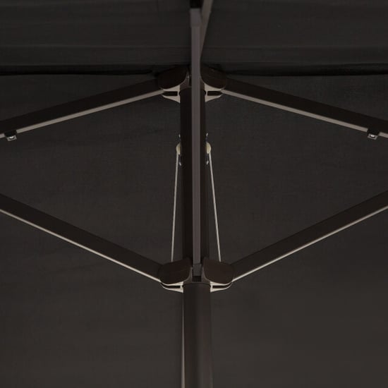 4goodz Duo-parasol 460x270 cm brede xl parasol zwart - Image 2