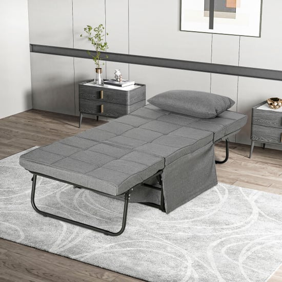 4goodz Opklapbaar logeerbed 1 persoons wielen 150 kg 190x75 cm - Image 3