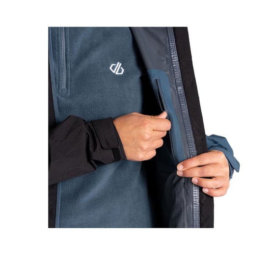 Dare 2B Womens/Ladies Traversing Waterproof Jacket (Black/Orion) - Image 3