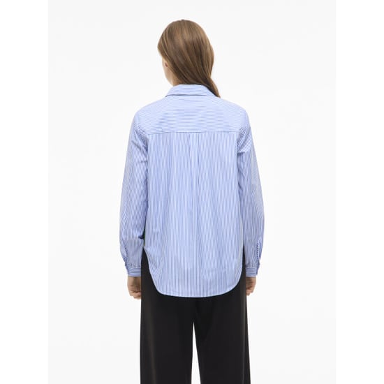 Vila vidoja ls striped tape shirt 14111986 blazer - Image 3