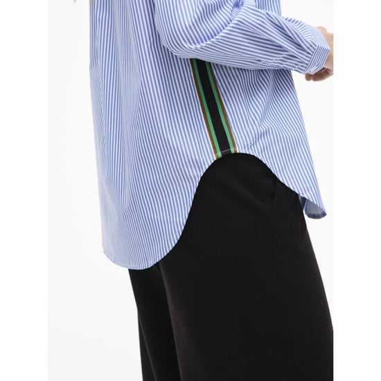 Vila vidoja ls striped tape shirt 14111986 blazer - Image 6