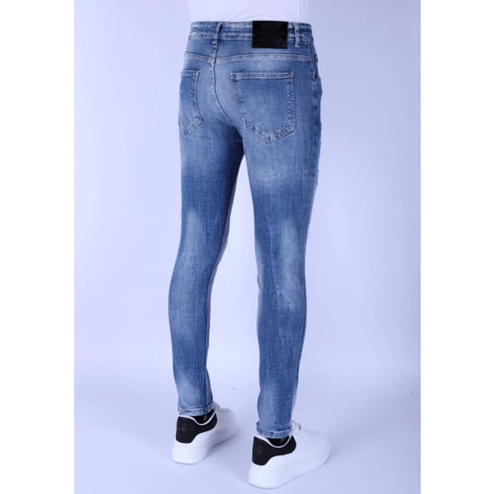 Local Fanatic Stonewashed slim fit jeans met stretch 1098 - Image 6