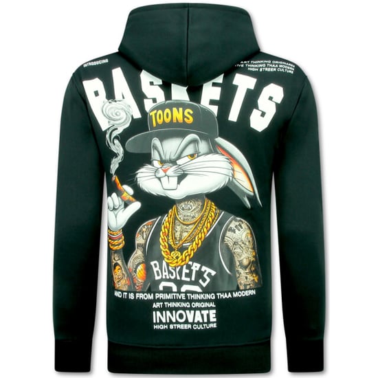 True Rise Oversized hoodie met capuchon gangster chicago - Image 1