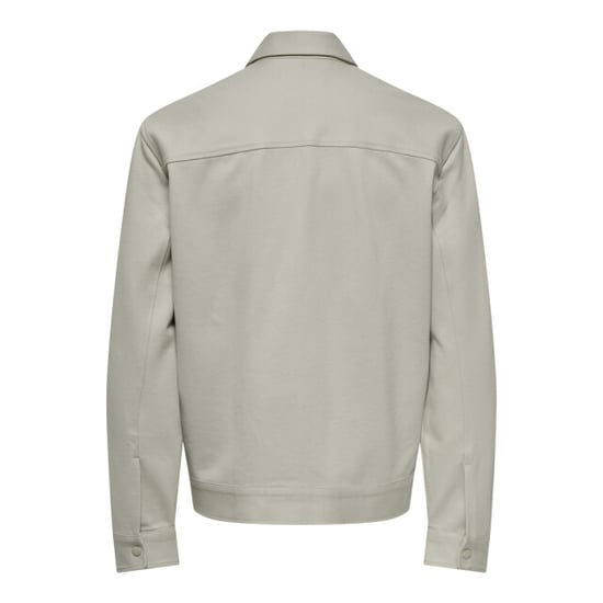 Only & Sons onsjakes 0339 reg zip stretch overs 22034236 silver lining - Image 6