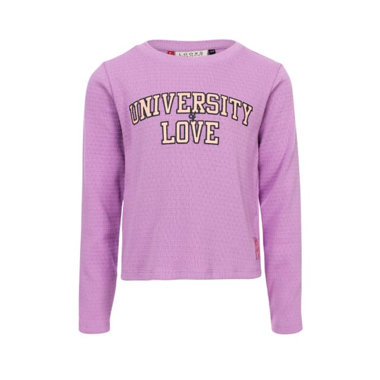 Looxs Revolution Longsleeve cropped slub jersey voor meisjes in de kleur - Image 5