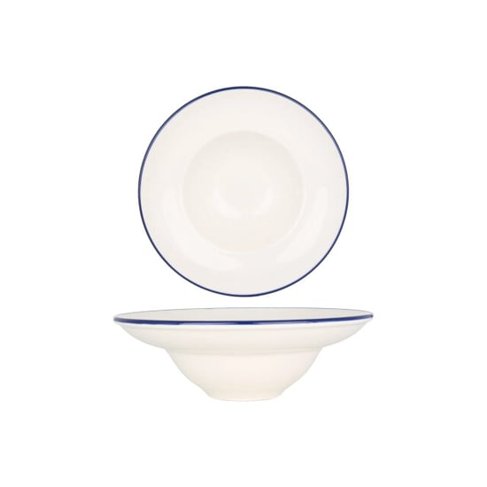 Bonna Diepbord linea blue porselein 23 cm (1070cc) set van 6 - Image 1