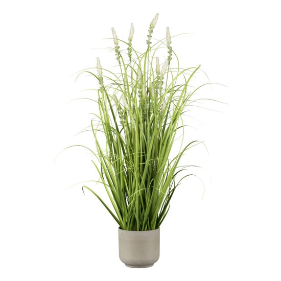 Kopu ® kunstplant gras met pluim 75 cm met sierpot grijs/ - Image 1