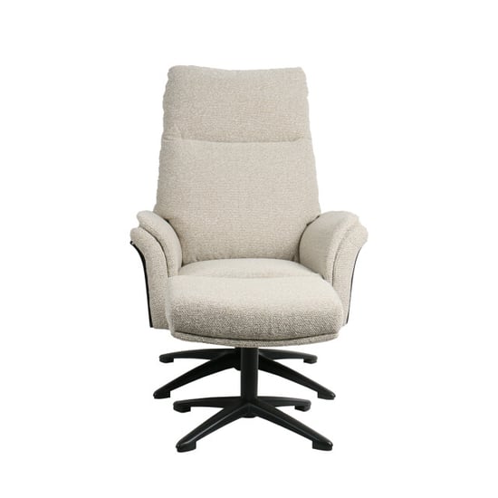 Label51 Fauteuil zenza + hocker naturel 76x91x109 cm - Image 5
